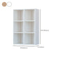 Closed Back Standard Bookcase Contemporary Engineered Wood Bookshelf