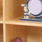 Modern Wooden Bookcase Standard Natural Closed Back Bookshelf