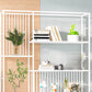 Glam Engineered Wood Bookshelf Open Back Standard Bookcase with Shelves
