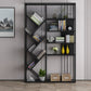 Glam Metal Bookshelf Standard Open Back Bookcase with Shelves