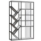 Glam Metal Bookshelf Standard Open Back Bookcase with Shelves