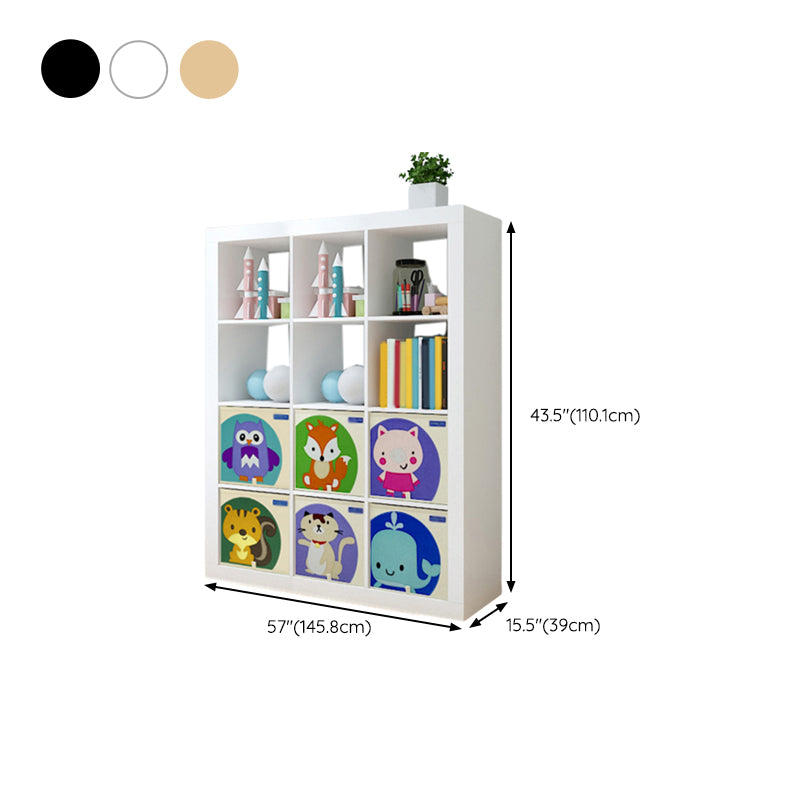 Engineered Wood Standard Bookshelf Modern Open Back Bookcase (Drawers not Included)