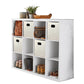 Contemporary Standard Bookshelf Engineered Wood Open Back Bookcase (Drawers not Included) 43"L x 15"W x 57"H White Clearhalo 'Bookcases' 'furn' 'furn_bookcases' 'Furniture' 'Office Furniture' 6758747