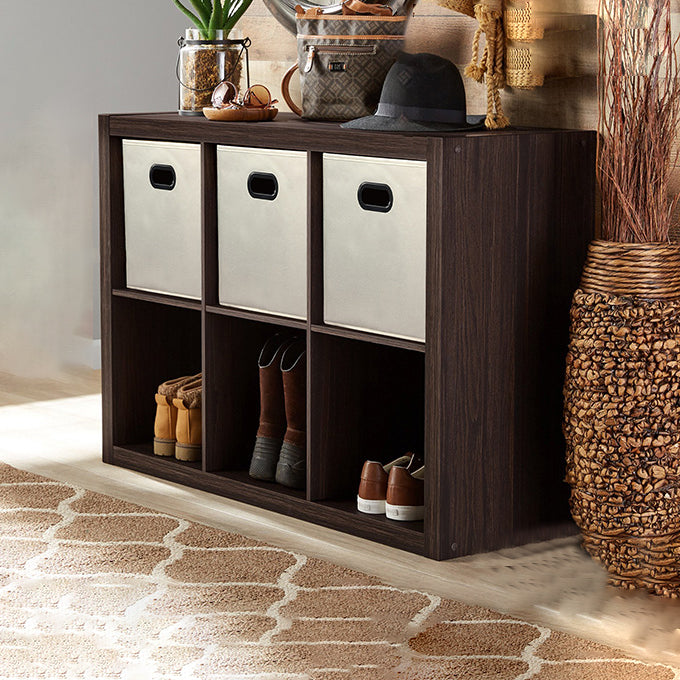 Contemporary Standard Bookshelf Engineered Wood Open Back Bookcase (Drawers not Included) 30"L x 15"W x 43"H Coffee Clearhalo 'Bookcases' 'furn' 'furn_bookcases' 'Furniture' 'Office Furniture' 6758757