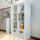 Contemporary Standard Bookshelf Engineered Wood Open Back Bookcase (Drawers not Included) Clearhalo 'Bookcases' 'furn' 'furn_bookcases' 'Furniture' 'Office Furniture' 6758767