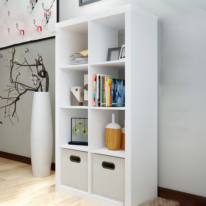 Contemporary Standard Bookshelf Engineered Wood Open Back Bookcase (Drawers not Included) Clearhalo 'Bookcases' 'furn' 'furn_bookcases' 'Furniture' 'Office Furniture' 6758767