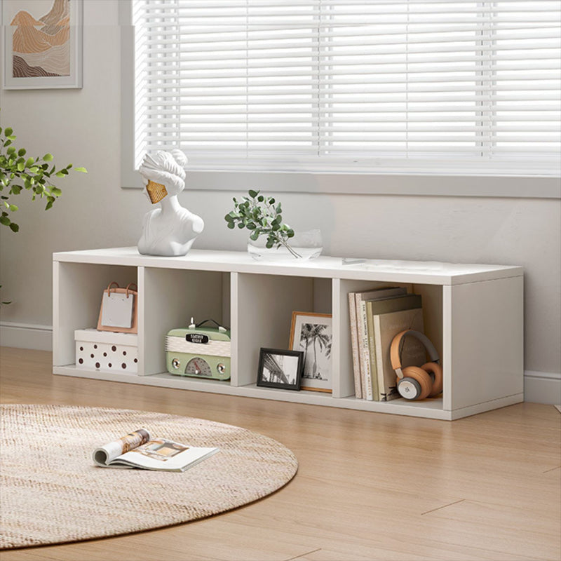 Contemporary Standard Bookshelf Engineered Wood Closed Back Bookcase