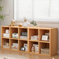 Contemporary Standard Bookshelf Engineered Wood Closed Back Bookcase