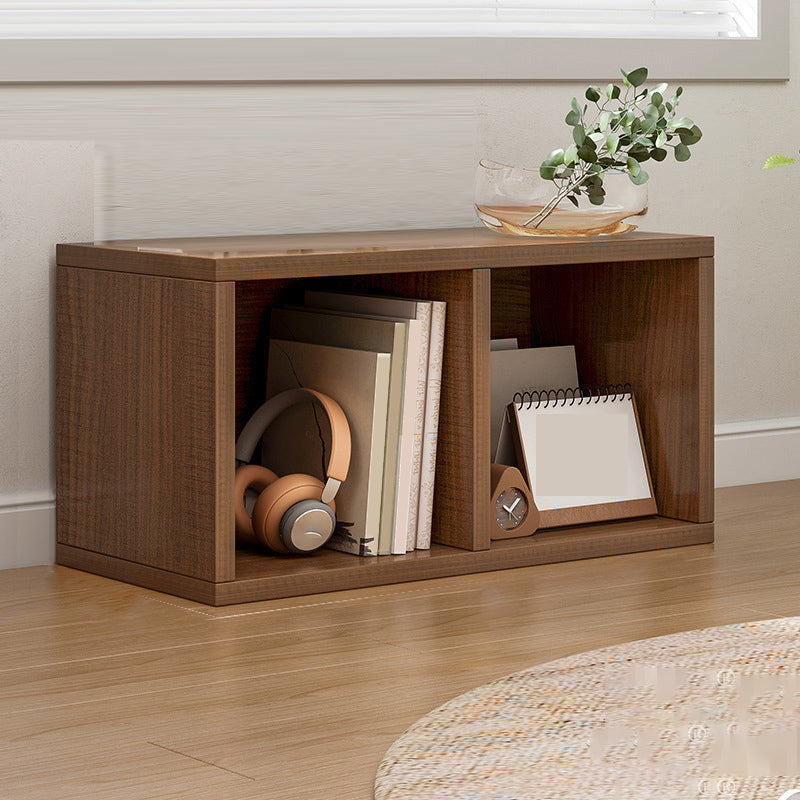 Contemporary Standard Bookshelf Engineered Wood Closed Back Bookcase