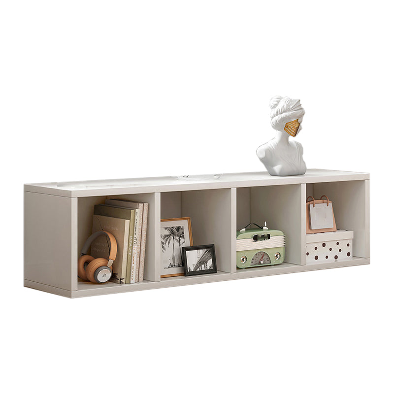 Contemporary Standard Bookshelf Engineered Wood Closed Back Bookcase