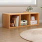 Contemporary Standard Bookshelf Engineered Wood Closed Back Bookcase