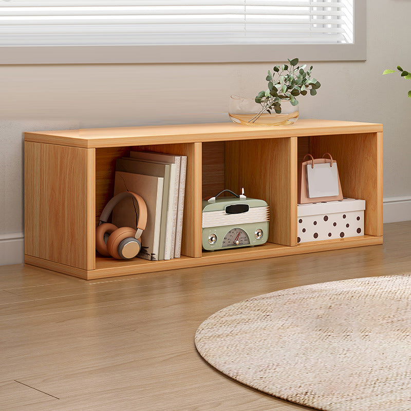 Contemporary Standard Bookshelf Engineered Wood Closed Back Bookcase