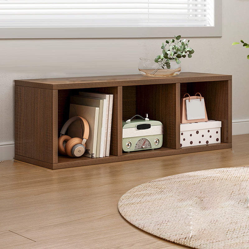 Contemporary Standard Bookshelf Engineered Wood Closed Back Bookcase