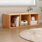 Contemporary Standard Bookshelf Engineered Wood Closed Back Bookcase