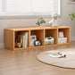 Contemporary Standard Bookshelf Engineered Wood Closed Back Bookcase