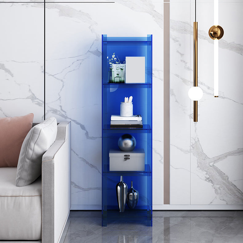 Modern Style Closed Back Bookcase Acrylic Standard Bookshelf Clearhalo 'Bookcases' 'furn' 'furn_bookcases' 'Furniture' 'Office Furniture' 6758878