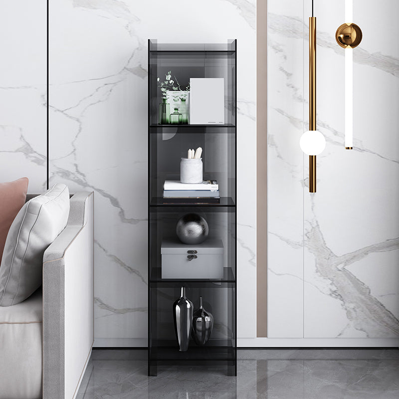 Modern Style Closed Back Bookcase Acrylic Standard Bookshelf Clearhalo 'Bookcases' 'furn' 'furn_bookcases' 'Furniture' 'Office Furniture' 6758880