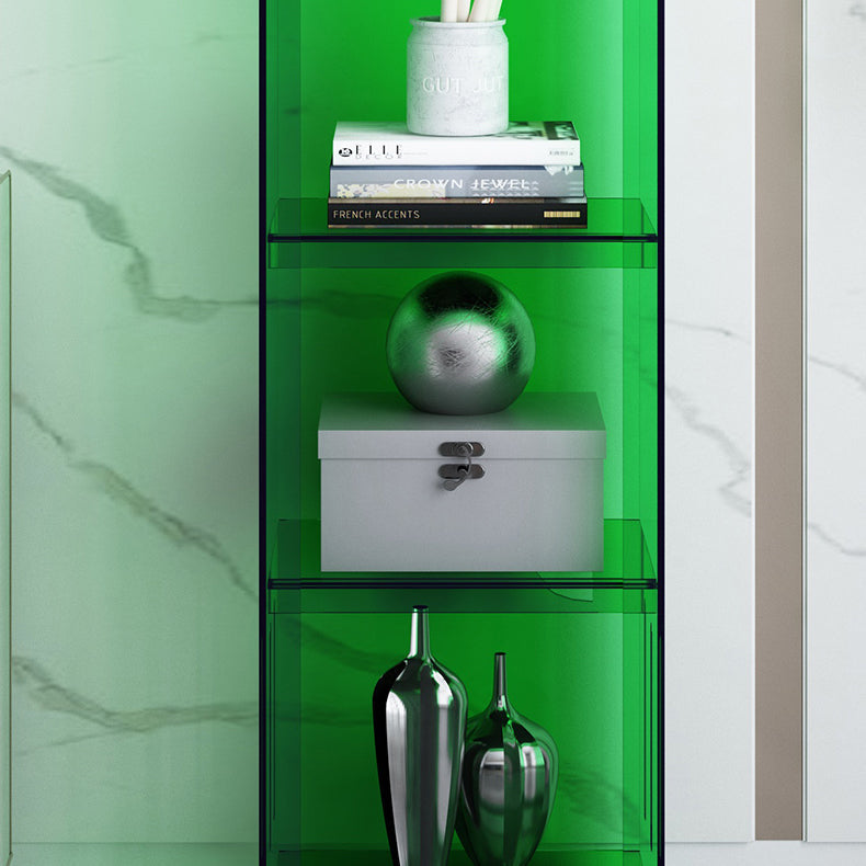 Modern Style Closed Back Bookcase Acrylic Standard Bookshelf Clearhalo 'Bookcases' 'furn' 'furn_bookcases' 'Furniture' 'Office Furniture' 6758891