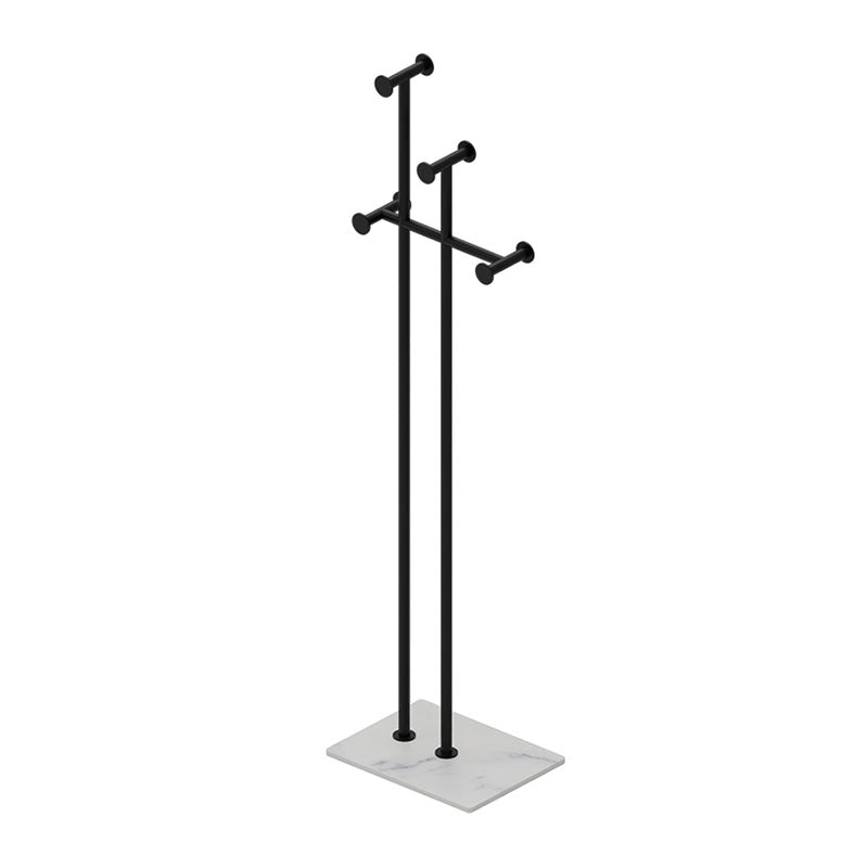 Perchero de entrada de metal Perchero de piso minimalista moderno para el hogar