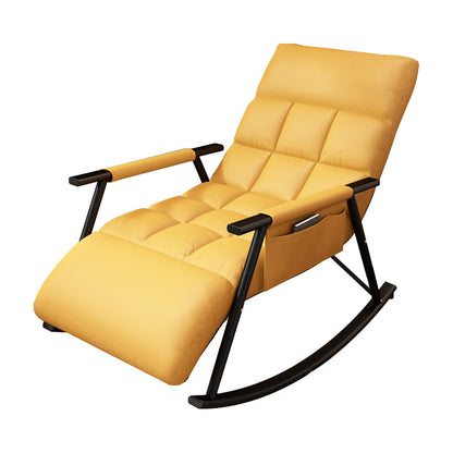 Chaise à bascule à simple base de fer chaise de canapé paresseux pour le salon