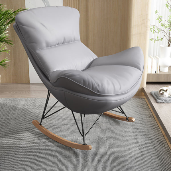 Living Room Modern Style Rocking Chair Leisure Home Lazy Sofa Chair Clearhalo 'Chairs & Seating' 'furn' 'furn_rocking_chairs' 'Furniture' 'Living Room Furniture' 'Rocking Chairs' 'rocking_chairs' 6759295