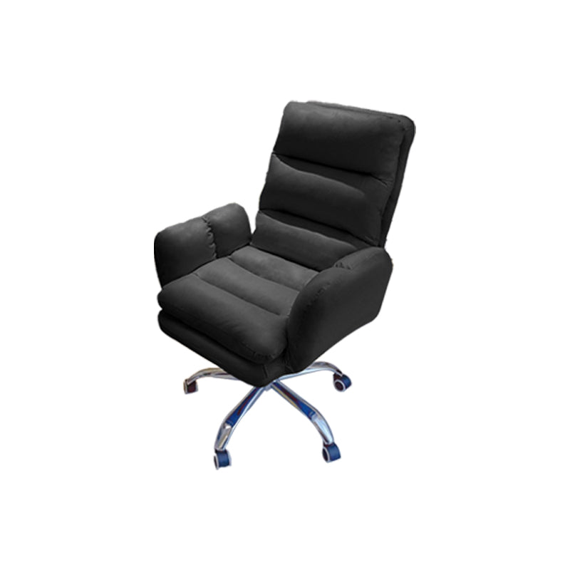 Silla de oficina de armas fijas altura moderna del asiento ajustable silla giratoria ergonómica con ruedas