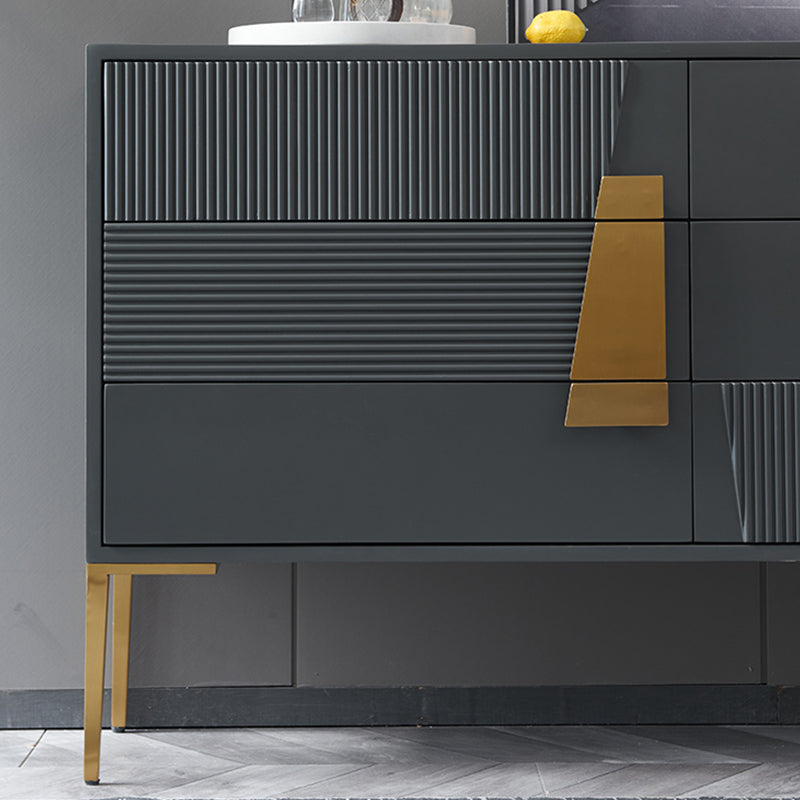 Cassettiera portaoggetti in legno ultramoderna doppia per camera da letto