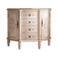 Cómoda de almacenamiento de madera maciza Cómoda de almacenamiento tradicional con 3/4/5 cajones