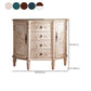 Cómoda de almacenamiento de madera maciza Cómoda de almacenamiento tradicional con 3/4/5 cajones