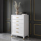 Ultra-Modern Double Dresser White Storage Chest Dresser for Bedroom Clearhalo 'Bedroom Furniture' 'Dressers & Chests' 'dressers_chests' 'furn' 'furn_dressers_chests' 'Furniture' 6759486