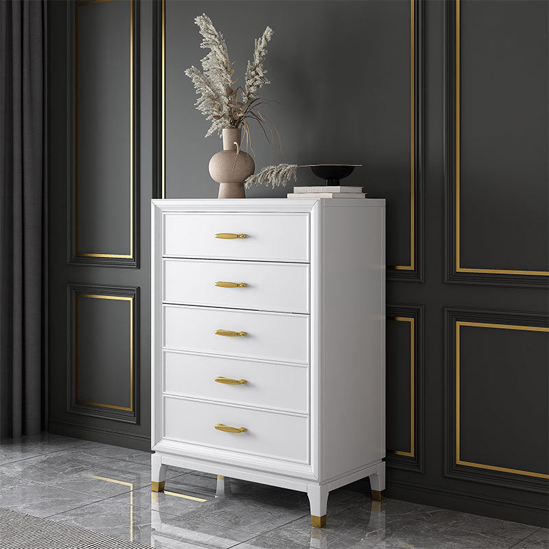 Ultra-Modern Double Dresser White Storage Chest Dresser for Bedroom Clearhalo 'Bedroom Furniture' 'Dressers & Chests' 'dressers_chests' 'furn' 'furn_dressers_chests' 'Furniture' 6759486