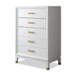 Ultra-Modern Double Dresser White Storage Chest Dresser for Bedroom Clearhalo 'Bedroom Furniture' 'Dressers & Chests' 'dressers_chests' 'furn' 'furn_dressers_chests' 'Furniture' 6759490