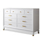 Ultra-Modern Double Dresser White Storage Chest Dresser for Bedroom https: res.litfad.com site img item 2022 11 11 6759491 1200x1200.jpg Clearhalo 'Bedroom Furniture' 'Dressers & Chests' 'dressers_chests' 'furn' 'furn_dressers_chests' 'Furniture' 6759491