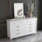 Ultra-Modern Double Dresser White Storage Chest Dresser for Bedroom Clearhalo 'Bedroom Furniture' 'Dressers & Chests' 'dressers_chests' 'furn' 'furn_dressers_chests' 'Furniture' 6759497