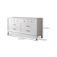 Ultra-Modern Double Dresser White Storage Chest Dresser for Bedroom Clearhalo 'Bedroom Furniture' 'Dressers & Chests' 'dressers_chests' 'furn' 'furn_dressers_chests' 'Furniture' 6759503