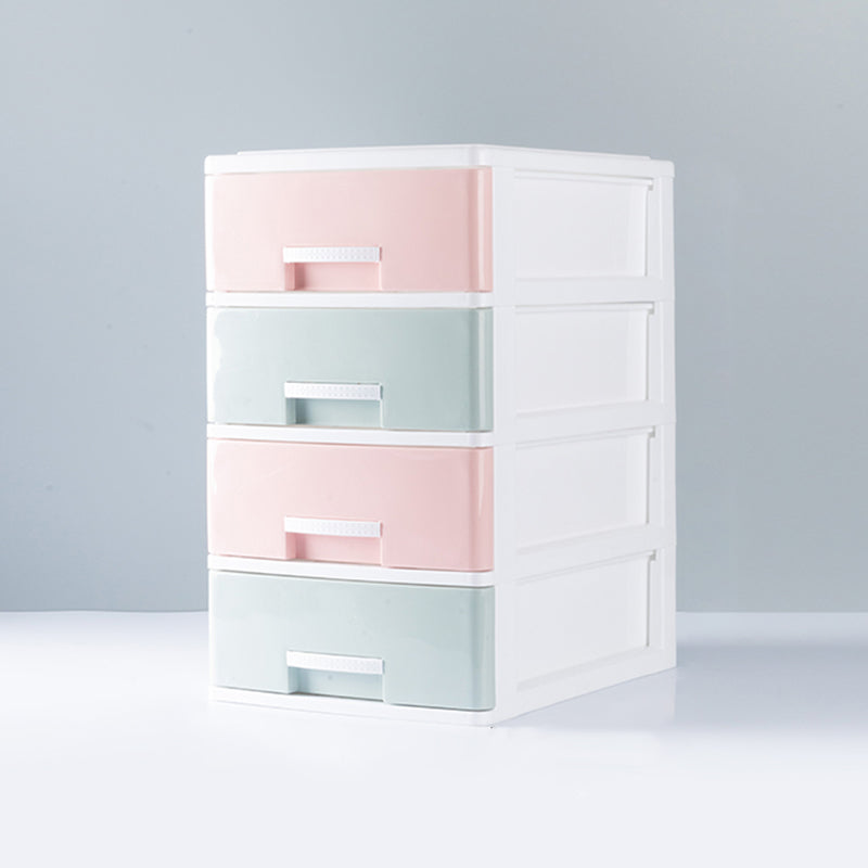 Modern Filing Cabinet Plastic Vertical Filing Cabinet with Drawers