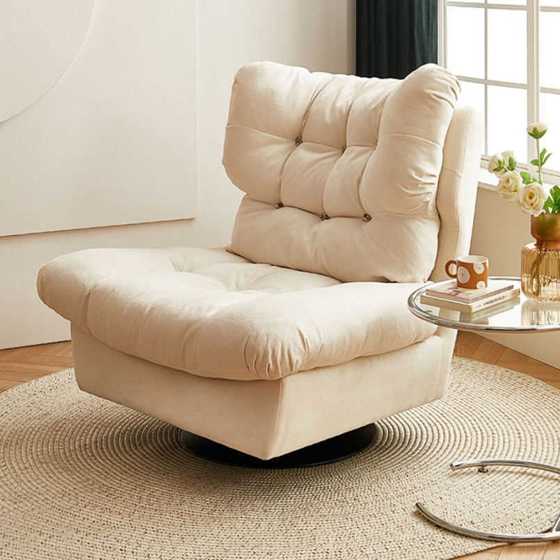 Fauteuil contemporain en cuir en cuir en cuir solide