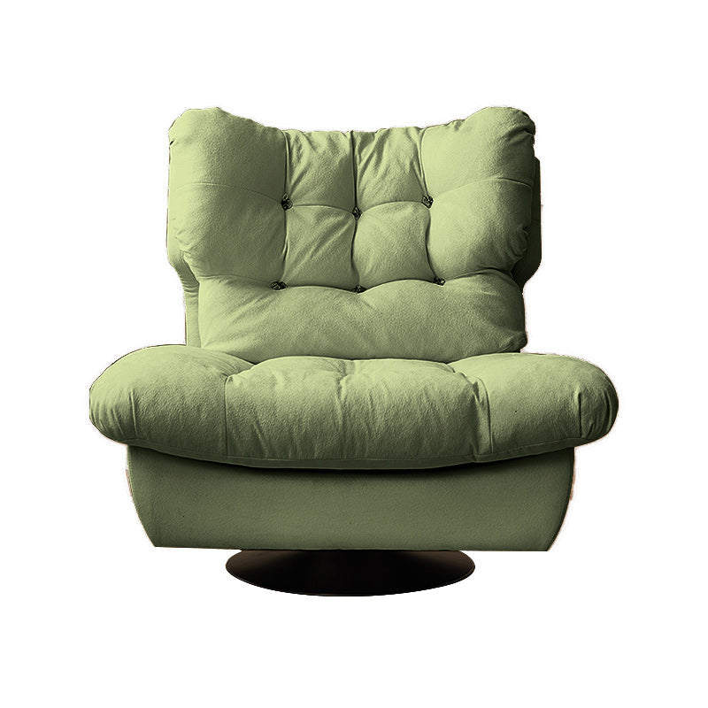 Fauteuil contemporain en cuir en cuir en cuir solide