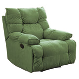 Contemporary Solid Color Standard Recliner Microsuede Recliner Chair Clearhalo 'Chairs & Seating' 'furn' 'furn_recliners' 'Furniture' 'Living Room Furniture' 'Recliners' 6760026