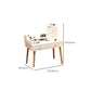 Contemporary White Vanity Dressing Table with Mirror in Solid Wood Clearhalo 'Bedroom Furniture' 'furn' 'furn_makeup_vanities' 'Furniture' 'Makeup Vanities' 'makeup_vanities' 6760052