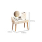 Contemporary White Vanity Dressing Table with Mirror in Solid Wood Clearhalo 'Bedroom Furniture' 'furn' 'furn_makeup_vanities' 'Furniture' 'Makeup Vanities' 'makeup_vanities' 6760056