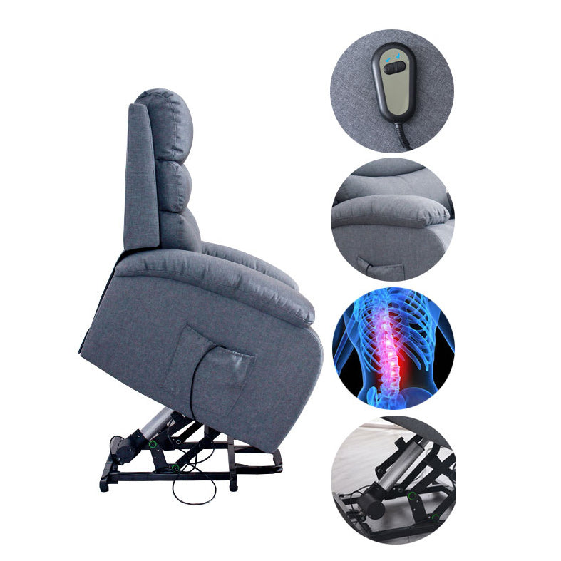 Silla reclinable de algodón de algodón de asistencia amplia de 38.18 "