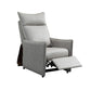 Modern Solid Color Standard Recliner Faux Leather Recliner Chair
