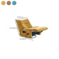 Contemporary Fabric Metal Solid Color Swivel Side Pockets Recliner Clearhalo 'Chairs & Seating' 'furn' 'furn_recliners' 'Furniture' 'Living Room Furniture' 'Recliners' 6760292