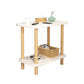 Modern Side Table No Distressing Wood End Table with Storage