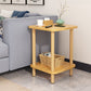 Modern Accent Side Table Storage Wood Side Table for Bedroom 16"L x 16"W x 21"H Natural 1 Clearhalo 'Coffee & Accent Tables' 'End & Side Tables' 'end_side_tables' 'furn' 'furn_end_side_tables' 'Furniture' 'Living Room Furniture' 6761077