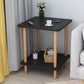 Modern Accent Side Table Storage Wood Side Table for Bedroom 20"L x 20"W x 21"H Black 1 Clearhalo 'Coffee & Accent Tables' 'End & Side Tables' 'end_side_tables' 'furn' 'furn_end_side_tables' 'Furniture' 'Living Room Furniture' 6761084