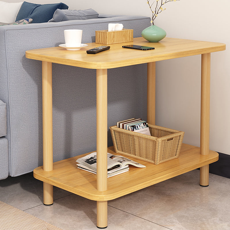 Modern Accent Side Table Storage Wood Side Table for Bedroom 31.5"L x 16"W x 21"H Natural 1 Clearhalo 'Coffee & Accent Tables' 'End & Side Tables' 'end_side_tables' 'furn' 'furn_end_side_tables' 'Furniture' 'Living Room Furniture' 6761102