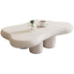 Artificial Wood Coffee or End Table Contemporary 4 Legs Coffee Table in Beige Clearhalo 'Coffee & Accent Tables' 'Coffee Tables' 'coffee_tables' 'furn' 'furn_coffee_tables' 'Furniture' 'Living Room Furniture' 6761150