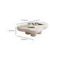 Artificial Wood Coffee or End Table Contemporary 4 Legs Coffee Table in Beige Clearhalo 'Coffee & Accent Tables' 'Coffee Tables' 'coffee_tables' 'furn' 'furn_coffee_tables' 'Furniture' 'Living Room Furniture' 6761158